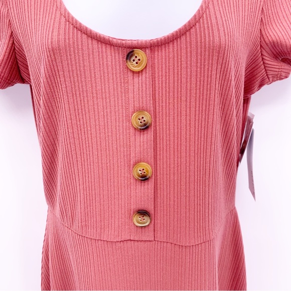 NEW Just Fab Short Sleeve Dress Size Small - Picture 3 of 9